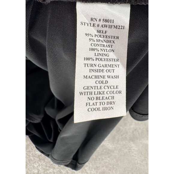 Black Sleeveless Lace Trim Maxi Dress With Nude Lining Accents - Picture 12 of 12